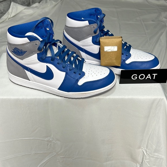 1 retro high og blue white silver